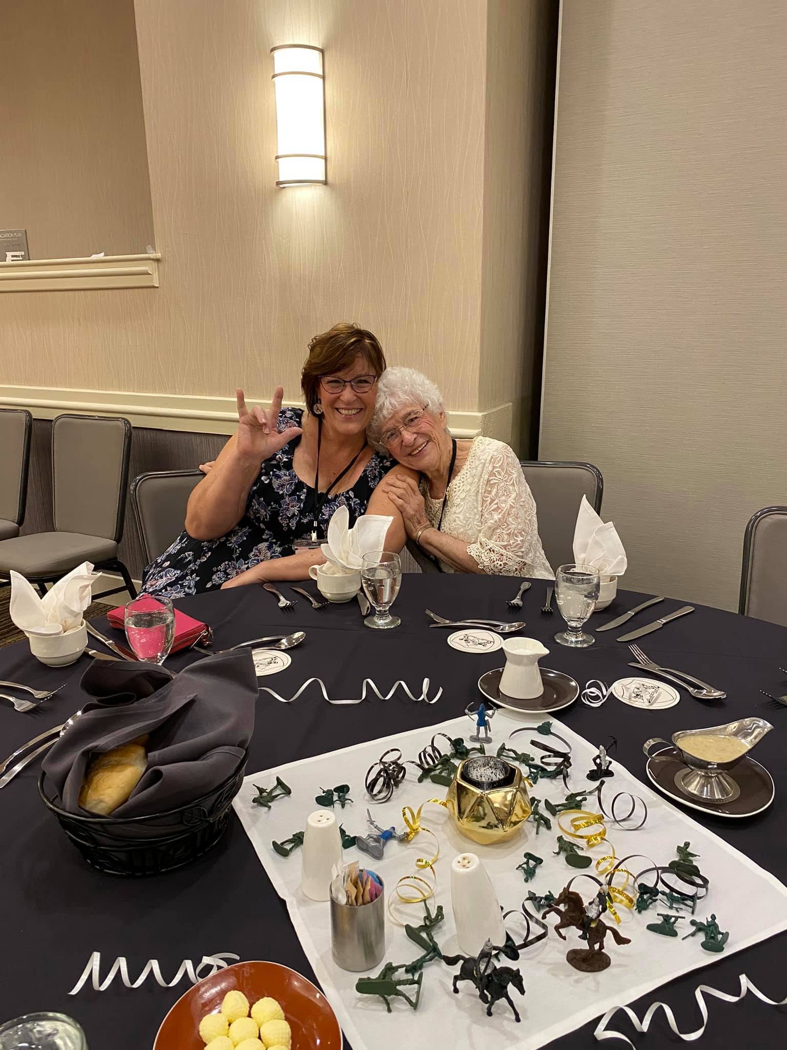— with Nadine Morgan.  (shared by Wanda Harris Robison)
