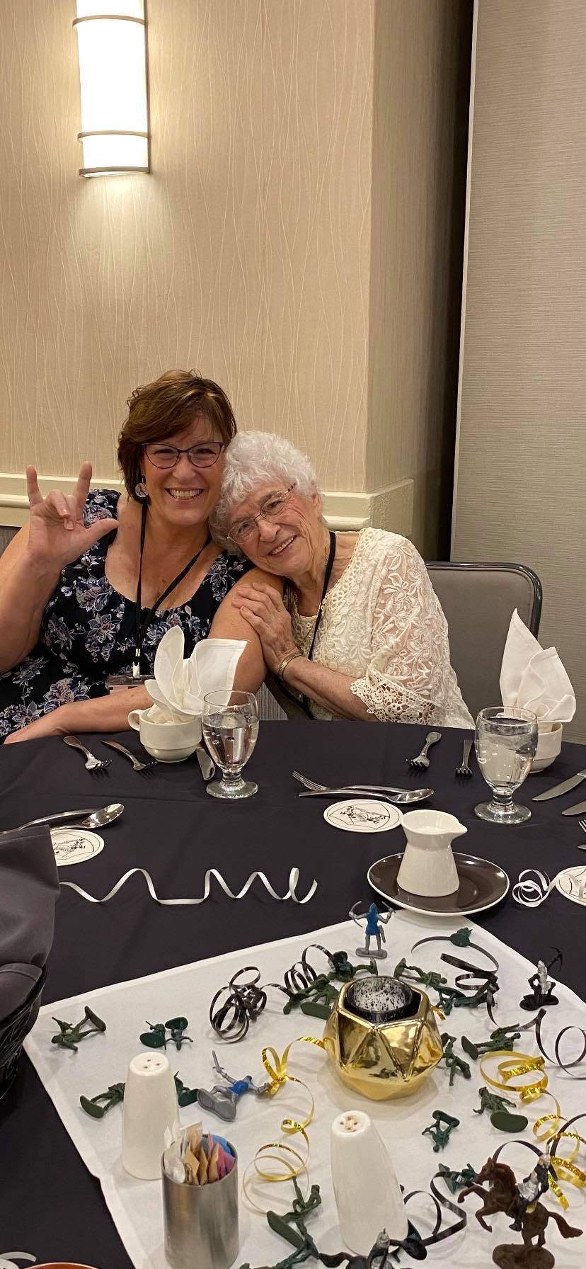 — with Nadine Morgan.  (shared by Wanda Harris Robison)