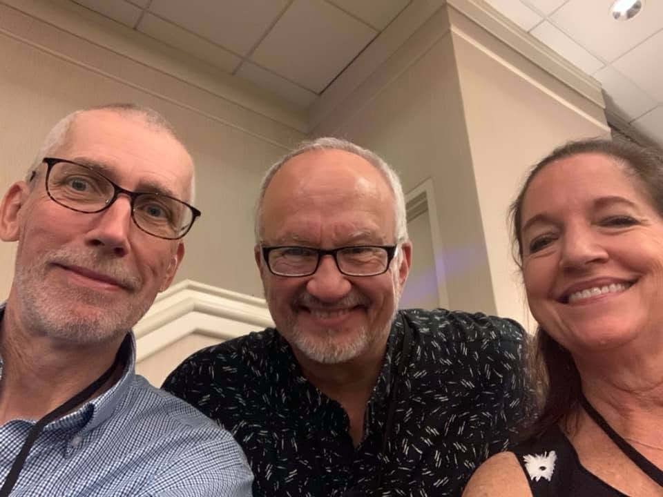 Saturday dinner — — with Mary Elizabeth Lee and Greg Born.  (shared by Chris Kyr