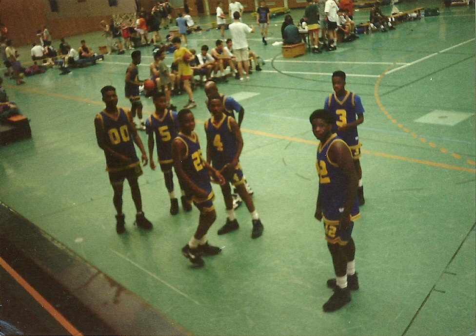 — with Arthur Taylor and Cecil Monford.  (shared by Temarkqua Mann Bryant)