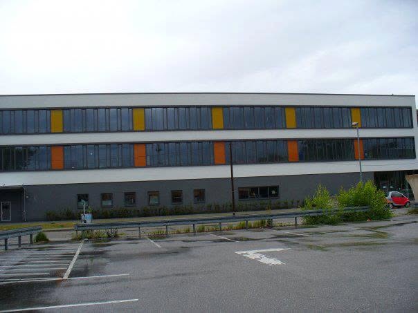 Site of the Minuteman Theatre, 2008 — It's a private school/college.  (shared by