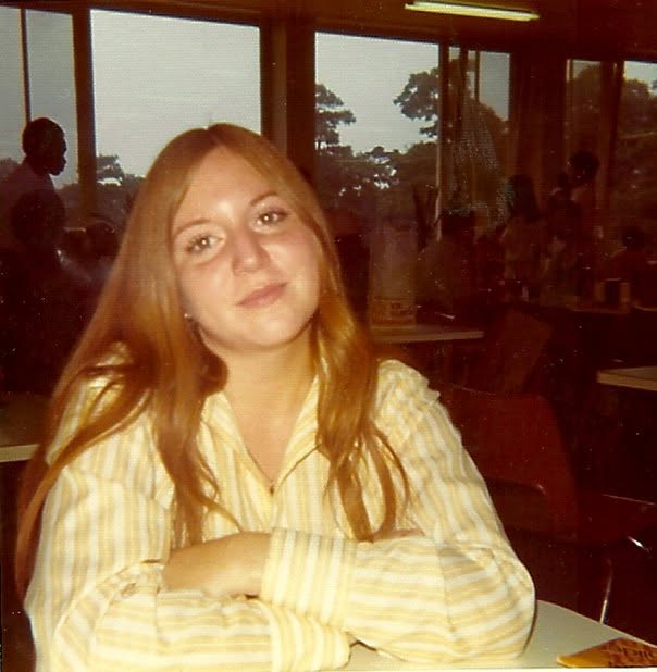 Leslie Cale in snack bar 1973  (shared by Less Cale)