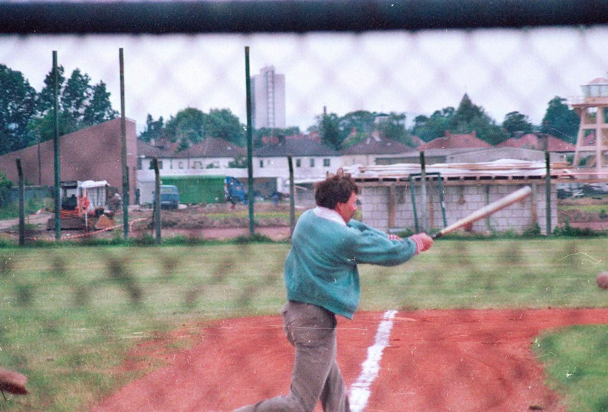 spring teachers-students softball game  (shared by Patrick J Oleary Jr)