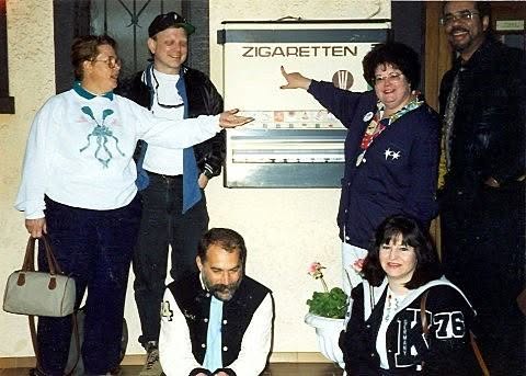 at the Rosenhof, 1995: Lanell Farris 66, Bill Blevins 75, Danny Furst 74, Nancy 