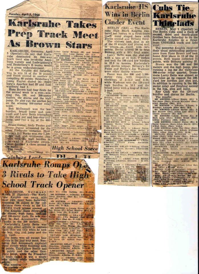 Sports Clippings, 1965–68