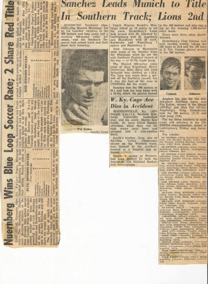 1968 also.  (shared by Jack Lister)