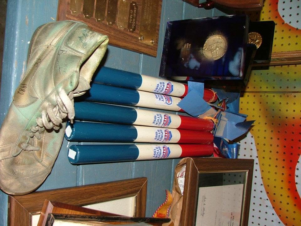 Shoe and Awards. — — in Topeka, KS.  (shared by Jack Lister)